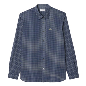 Lacoste Regular Fit Plaid Flannel Shirt